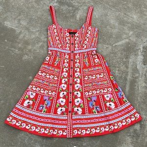 NWOT SALONI Fara Short Dress in Poppy Stripe